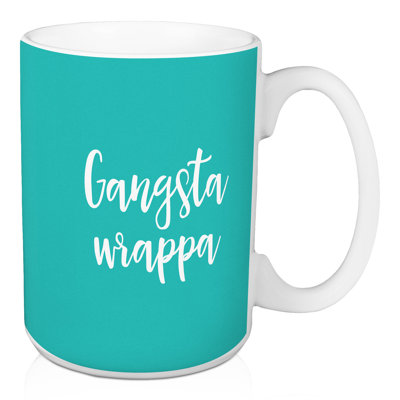Grande tasse à café gangsta wrappa Hann