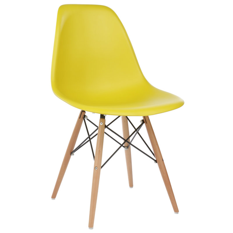 17.5'' H Side Chair, Dark Yellow