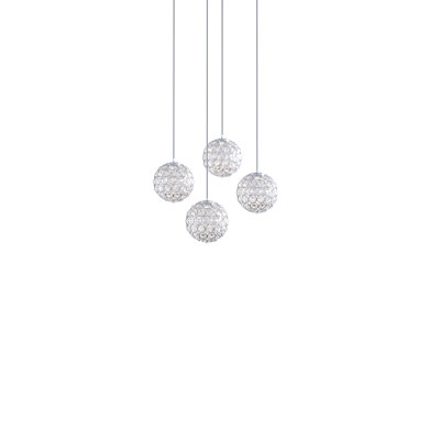 Luminaire suspendu sphère 4 lumières Tietjen
