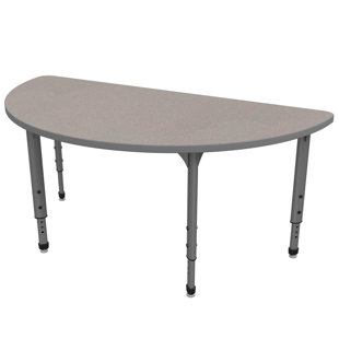 Table d'activité semi-ronde à hauteur réglable Marco Apex Series