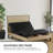 Basehor Adjustable Bed Base with Massage System, Zero Gravity, USB Ports, Wallhugger, Wireless Remote-2110708211