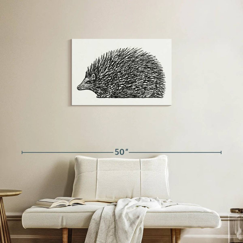 Avery Hedgehog 1891-1941, 20" H x 30" W
