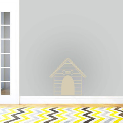 Adhésif décoratif maison de chien