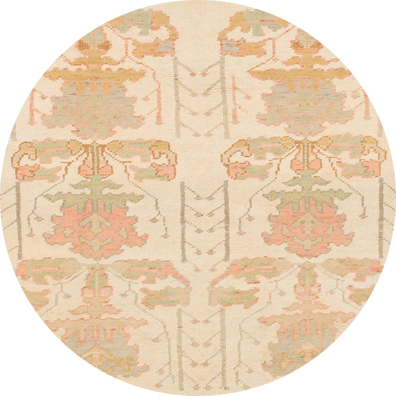 Abstract Indoor Rug, Round 3'