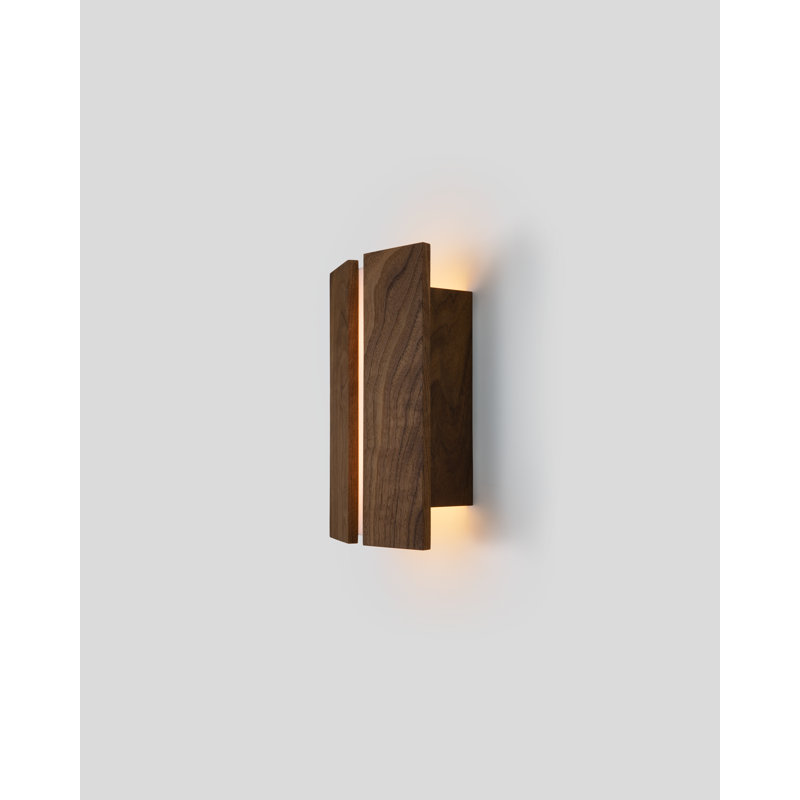 Rima Dimmable LED Flush Mount Sconce, Dark Brown, 2700