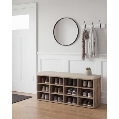 12 Pair Shoe Storage Bench