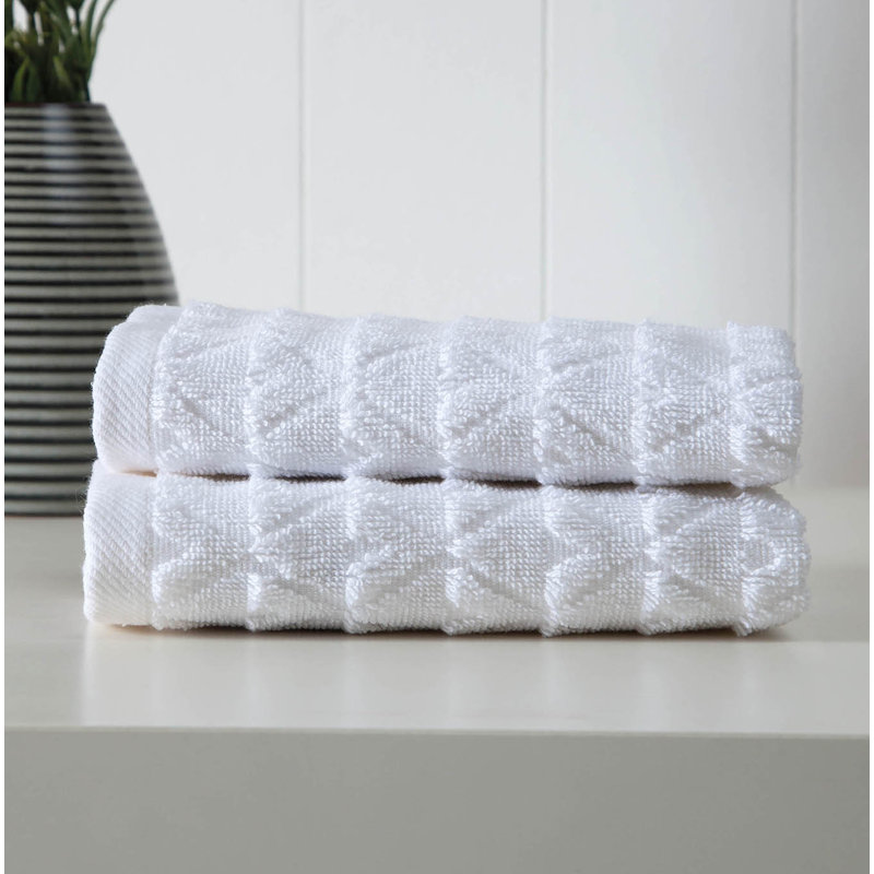 Spotts Midweight Washcloth, White