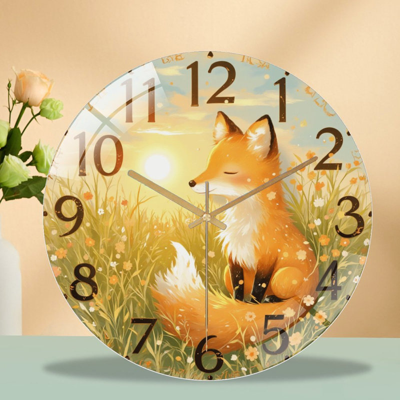 Horloge murale Fox 12 po
