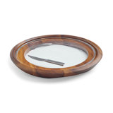Nambe Cooper Cheese Tray W/ Knife