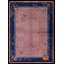 Tapis rectangulaire en laine noué à la main mauve / lavande mauve des années 1920