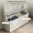 3-In-1 Entryway Hall Tree with Storage Bench, Coat Rack with Five Hooks-1784080083