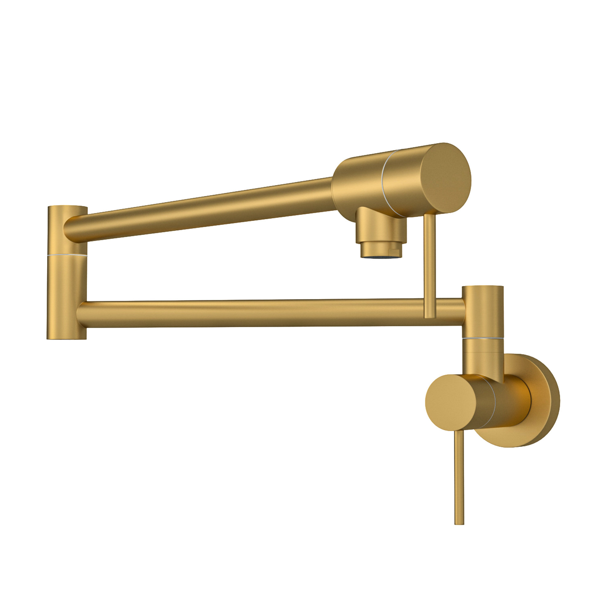 East Urban Home Wall Mount Gold Faucet - Pot Filler, 19.88
