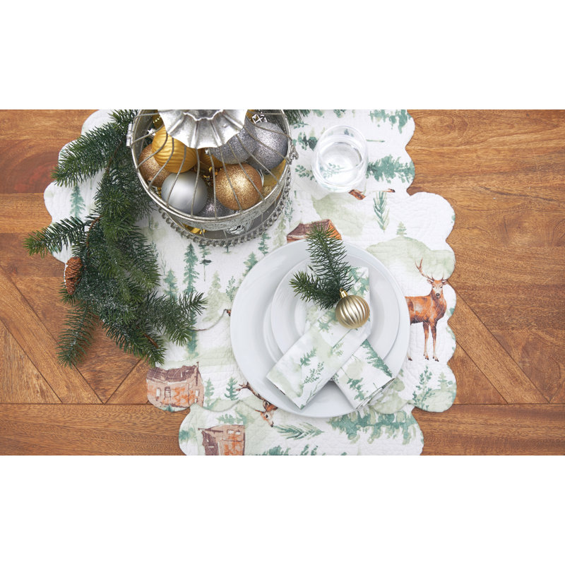 Serviette de table en coton Aleisha-Marie Christopher