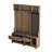 Hallway Hall Tree with Removable Linen Cushioned Entryway Bench, Coat Rack, Storage Shelves, and DIY Pegboard-1688622848