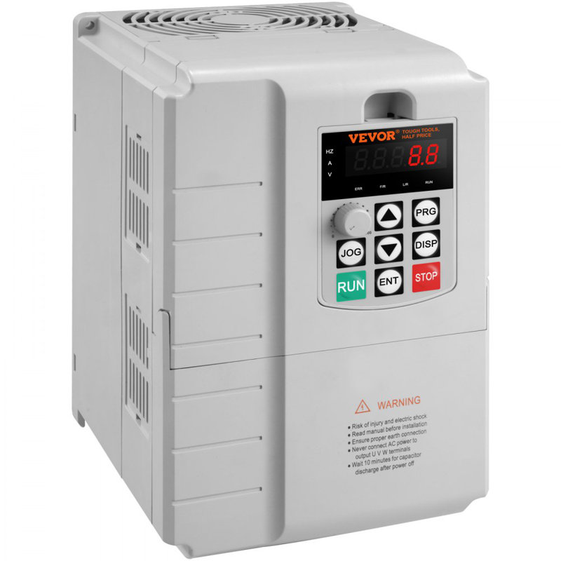 Variateur de vitesse VFD 7,5 kW, 34A, 10HP pour le contrôle de la vitesse du moteur triphasé
