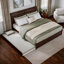 Lit plateforme en bois massif Lamareon avec pied de lit et lit gigogne-1839961358-1852938153