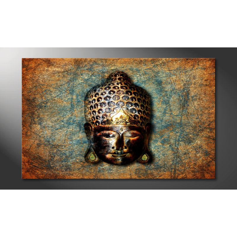 Buddha - Wrapped Canvas Print, 80 cm H x 100 cm B, Leinwand