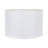 Polyresin Table Lamp with Linen Shade, White Marble