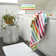 Multicoloured Striped Bath Towels - Pack Of 2