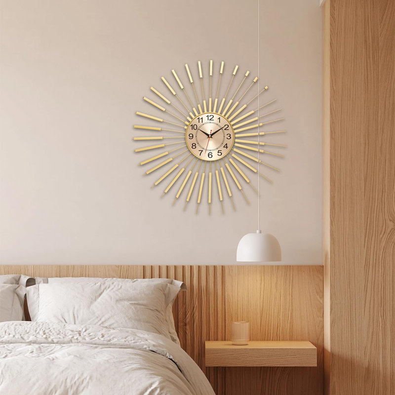 Horloge murale Ashby Starburst Sunburst