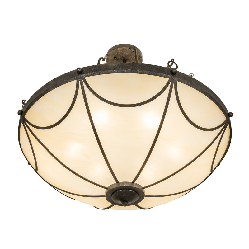 Carousel 6 - Light Golden Bronze Unique/Statement Pendant