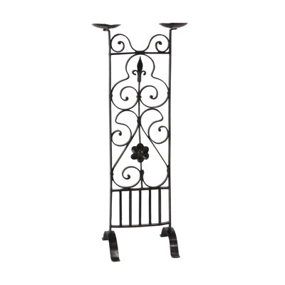 32'' H Metal Floor Candlestick