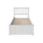 Lit plateforme en bois massif Brunelle avec pied de lit et tiroirs de rangement assortis -560527395-560527407