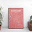 Moscow City Map - No Frame Print-366199282