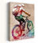 «Vibrant Mountain Biker», art énergique et coloré-129155077