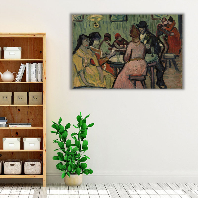 Le bordel, 1888 - reproduction d'art sur toile, H 32 po x l 48 po