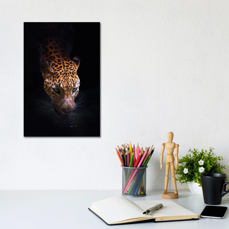 Drinking 1 Piece Wrapped Canvas Wall Art, 20.32 cm H x 30.48 cm W