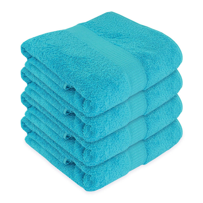 Serviette de bain 100% coton, Turquoise