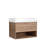 Chloe 30'' Wall Mount Bathroom Vanity Set Solid Surface Bathroom Vanity With Engineered Marble Top