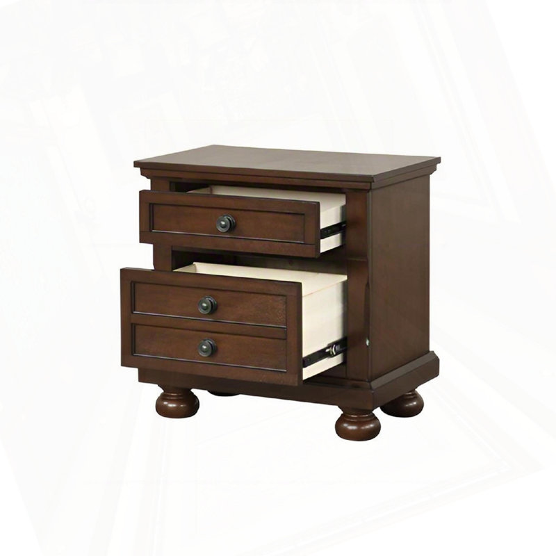 Dark Cherry Nightstand