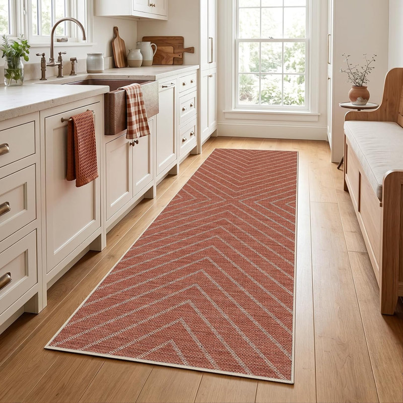Tapis linéaire lavable pour l'intérieur et l'extérieur, 2 x 6 pi (bleu marine)