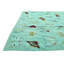 Tapis turquoise 5x8 Perry