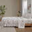 4 Pcs Full Sheet Set Gray Deer Toile