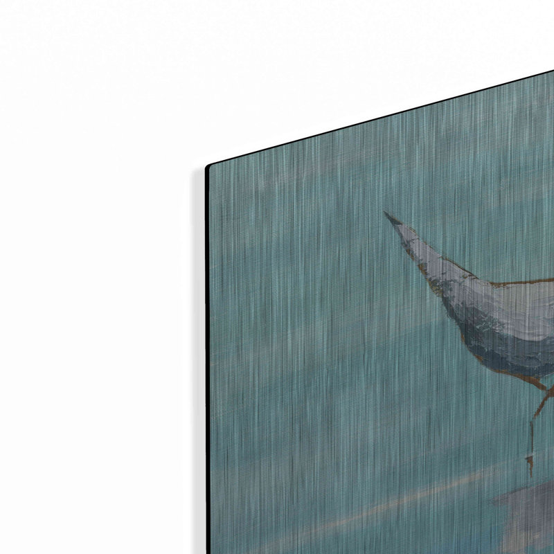 «Egret I» par Phyllis Adams, H 12 po x l 12 po