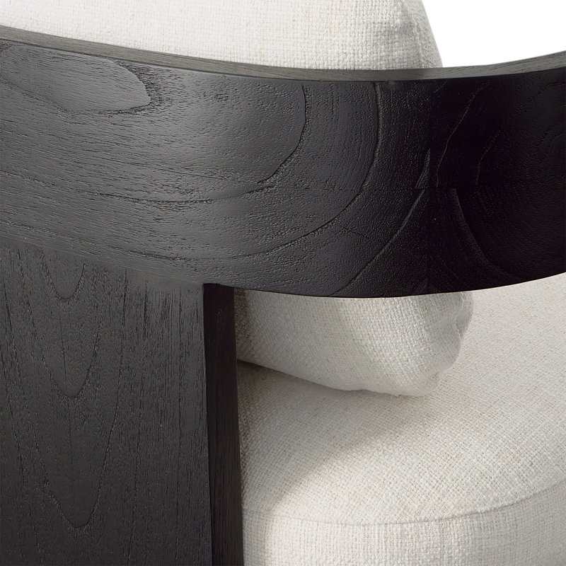 Maravi Linen Blend Upholstered Dining Table