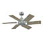 Ventilateur de plafond à DEL 6 pales 44 po avec télécommande Bernardyn, ensemble d'éclairage inclus-434695691