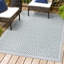 Tapis bleu sarcelle / gris Fidler-1638874329