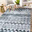 Tapis géométrique lavable à la machine Aynath-67083428