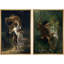 «Mythical Echoes Classic Mythology-Inspired Artwork Duo», 2 pièces sur toile-98374216-98374217