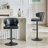 2 Pieces Modern Rotating Adjustable Bar Chair