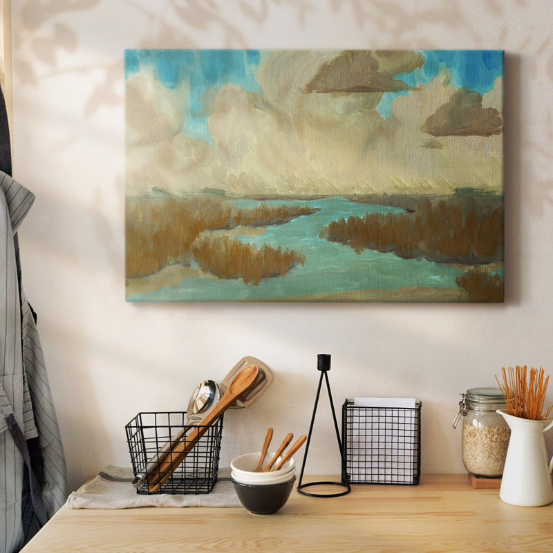 Toile tendue Fripp Island Water I-Gallery, H 32 po x l 48 po