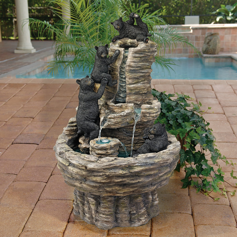 Fontaine d'ours noirs Splash Rocky Mountain