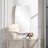 Ladaysha Iron Irregular Wall Mirror