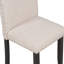 Table de salle à manger de style moderne 6 pièces avec 4 chaises et 1 banc, table avec placages en marbre et pieds en V (blanc)