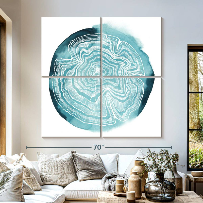 Avery Tree Ring Overlay II, 57" H x 57" W