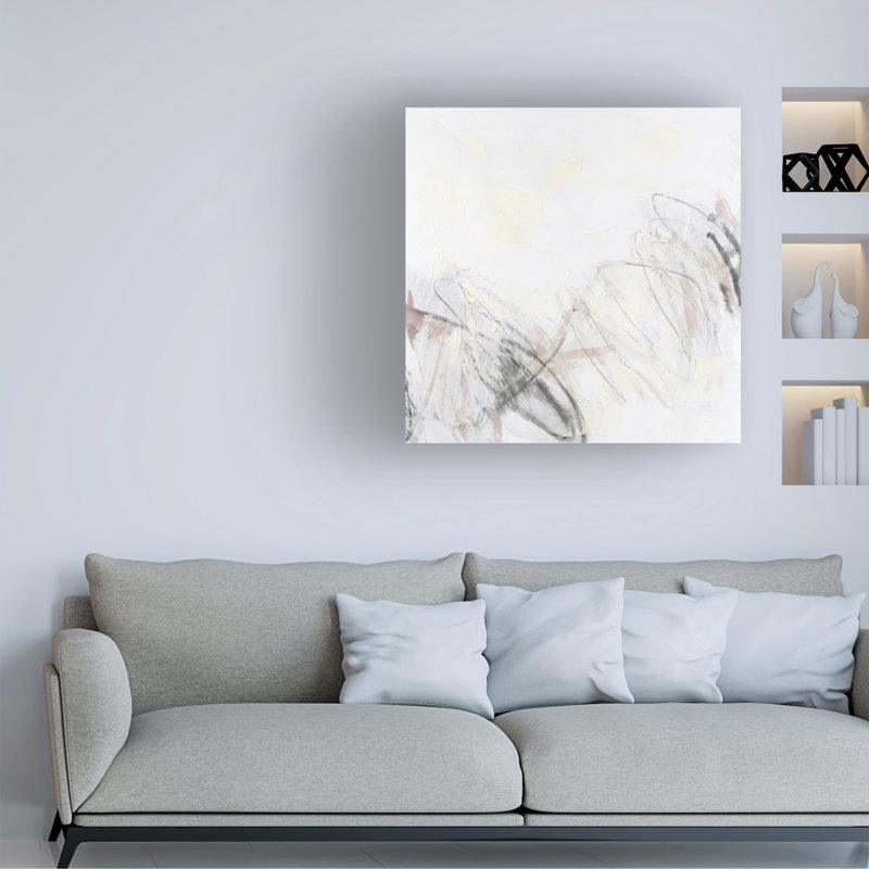 «Neutral Scribe IV» sur toile, H 18 po x l 18 po